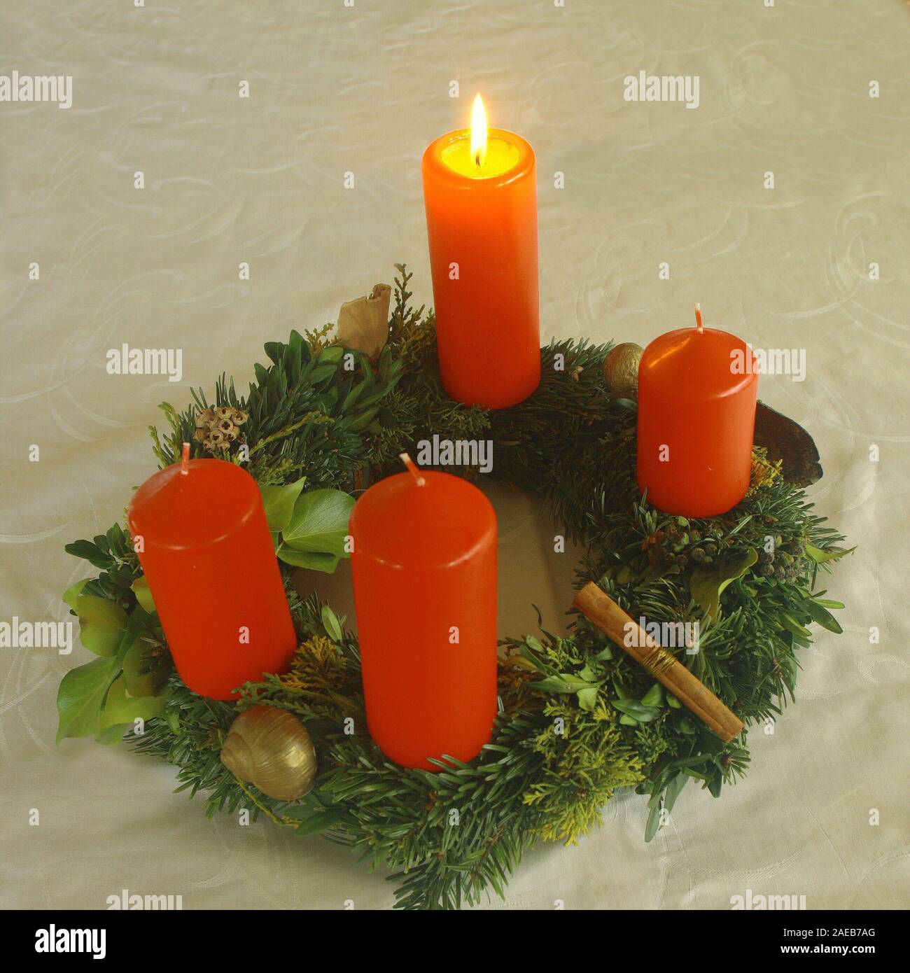 Adventskranz Stock Photo