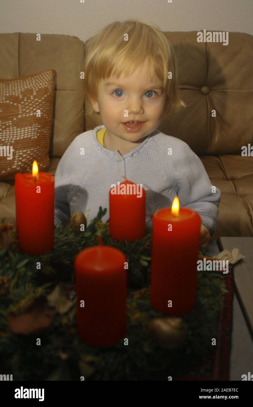 Adventskranz Stock Photo