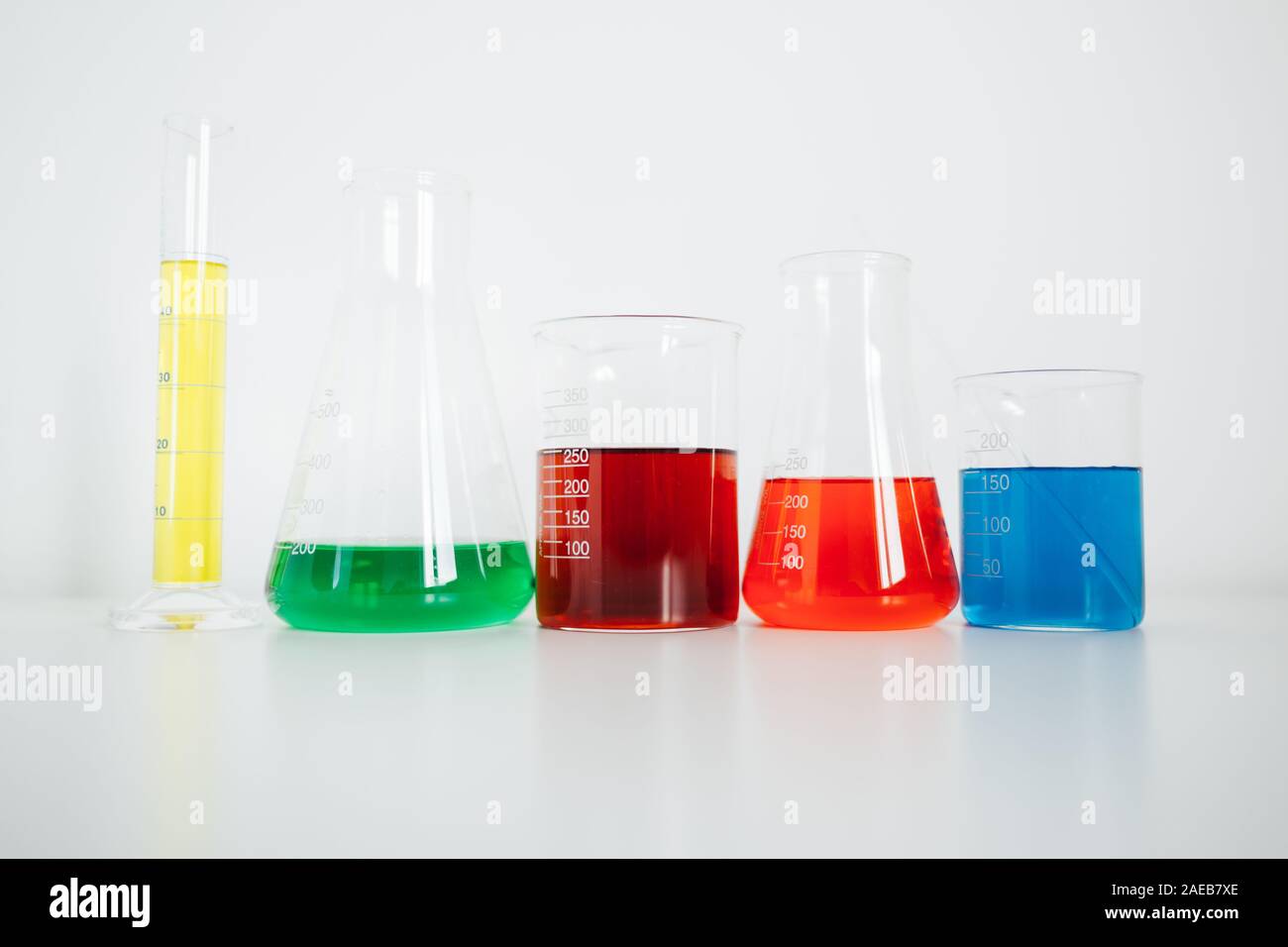 Laboratory equipment. Laboratory glassware Stock Photo Alamy