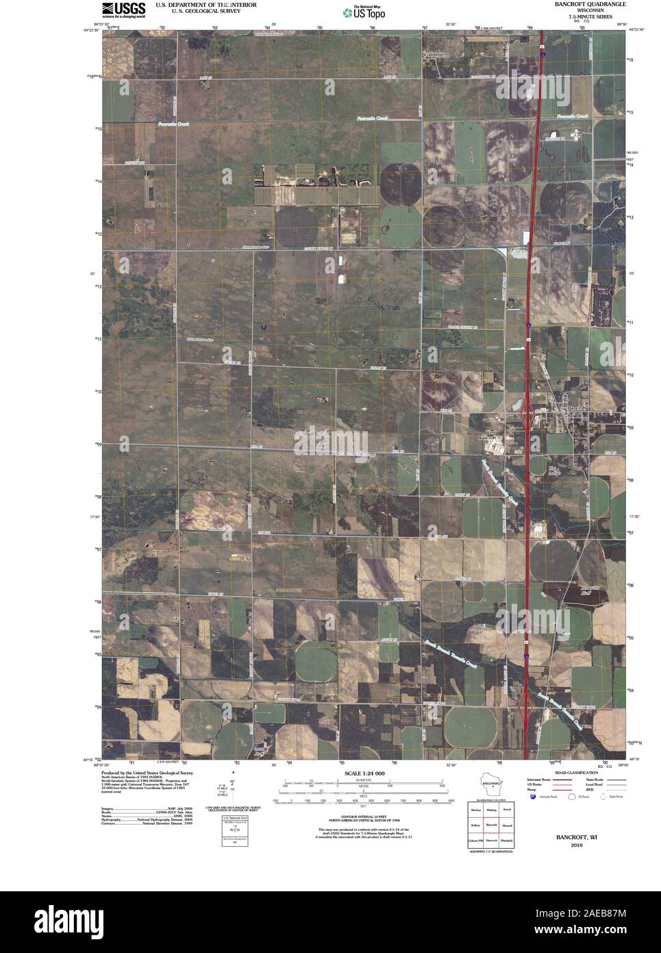 WI Bancroft 20100715 TM Restoration Stock Photo Alamy