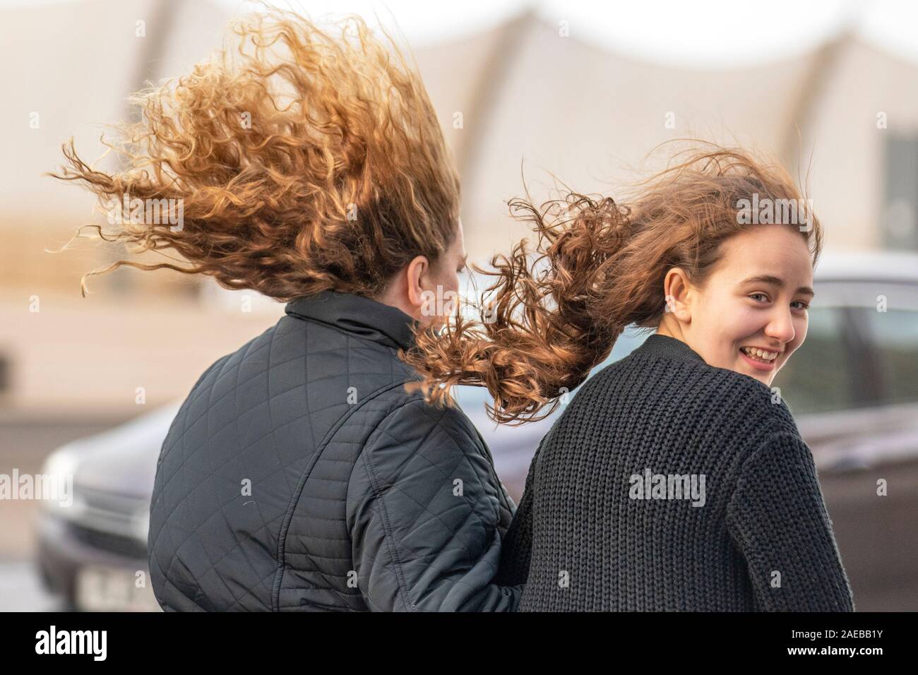 Strong Wind Blowing Hair Stock Photos Strong Wind Blowing Hair