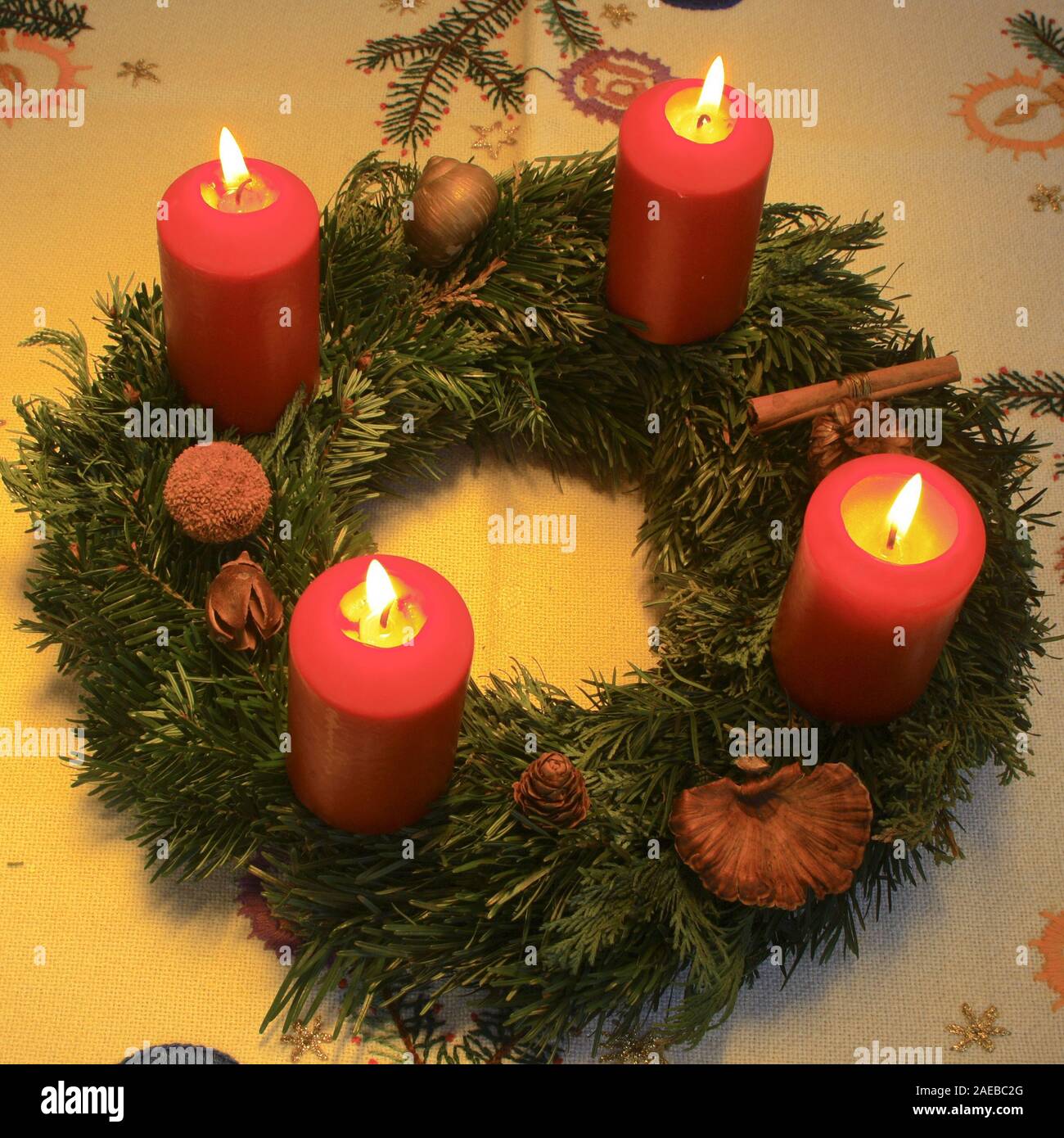 Adventskranz Stock Photo