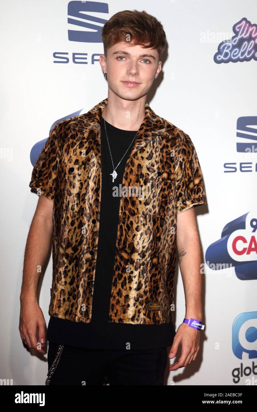 London, UK. 07th Dec, 2019. LONDON, UNITED KINGDOM - DECEMBER 07 2019: Harvey Leigh Cantwell, also known by his stage name Hrvy attends the Capital's Jingle Bell Ball at The O2 Arena in London. Credit: SOPA Images Limited/Alamy Live News Stock Photo