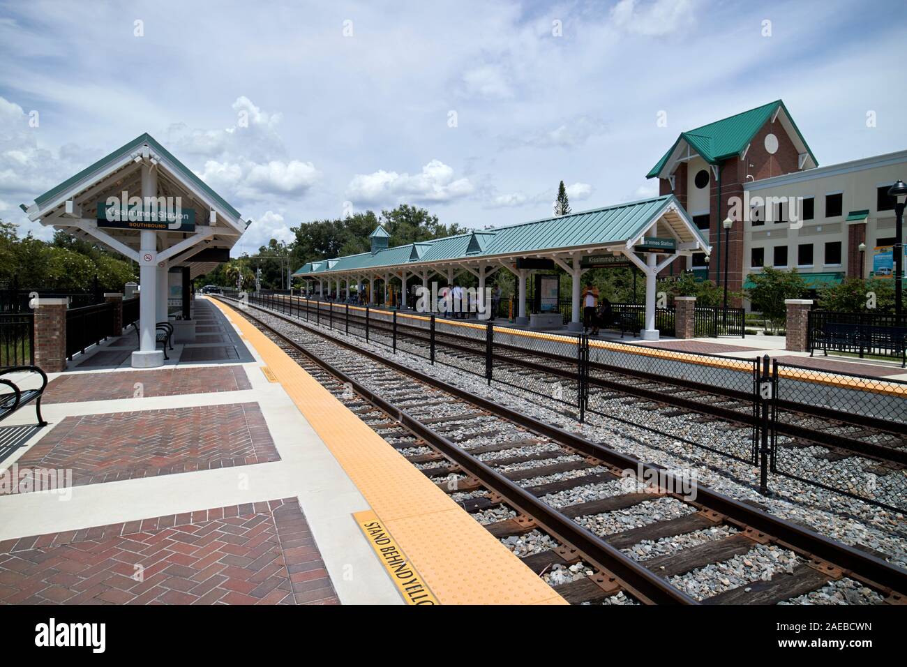 kissimmee station railway station kissimmee florida usa Stock Photo Alamy