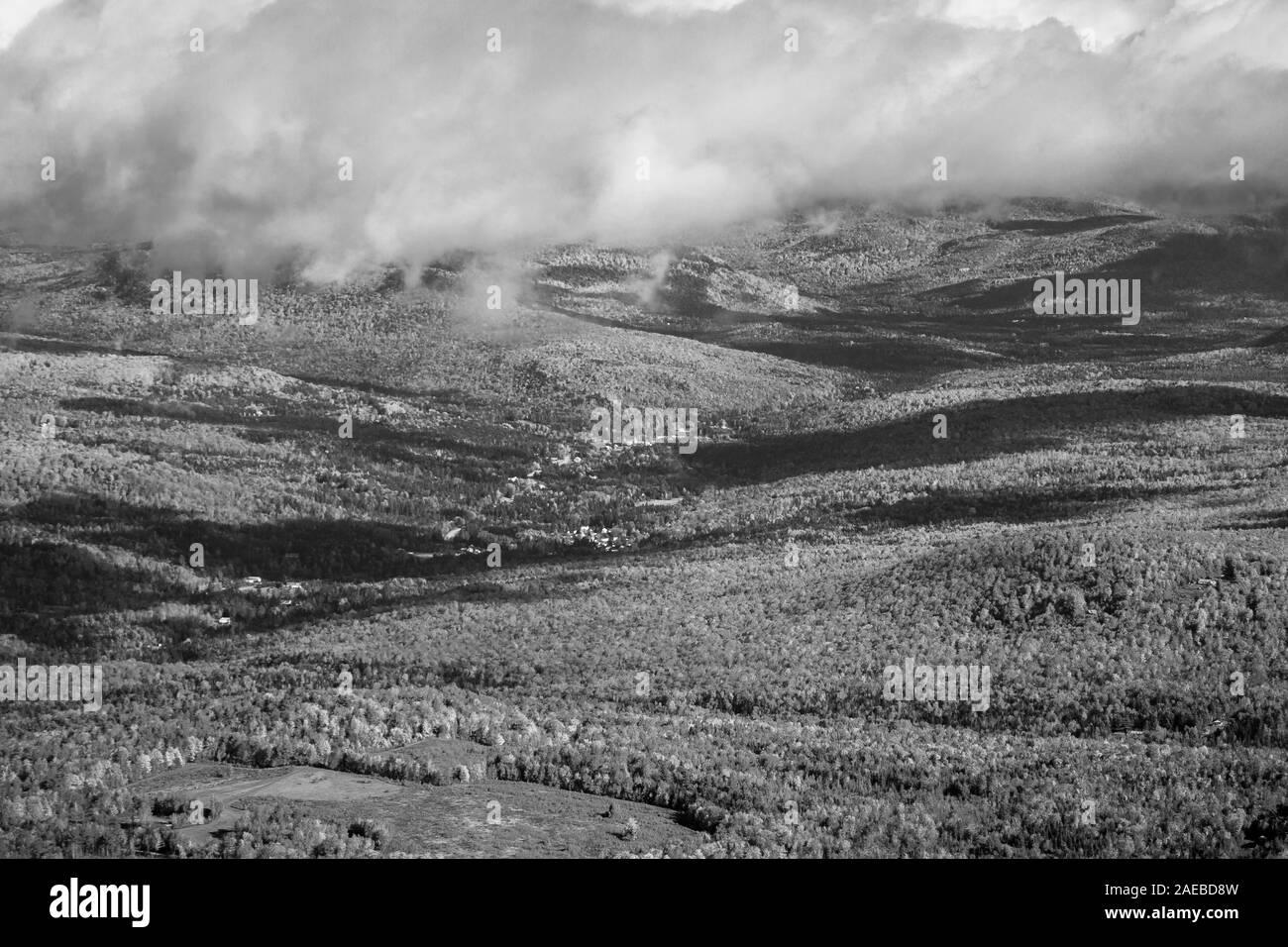Fall in New Hampshire in Black and White Stock Photo Alamy