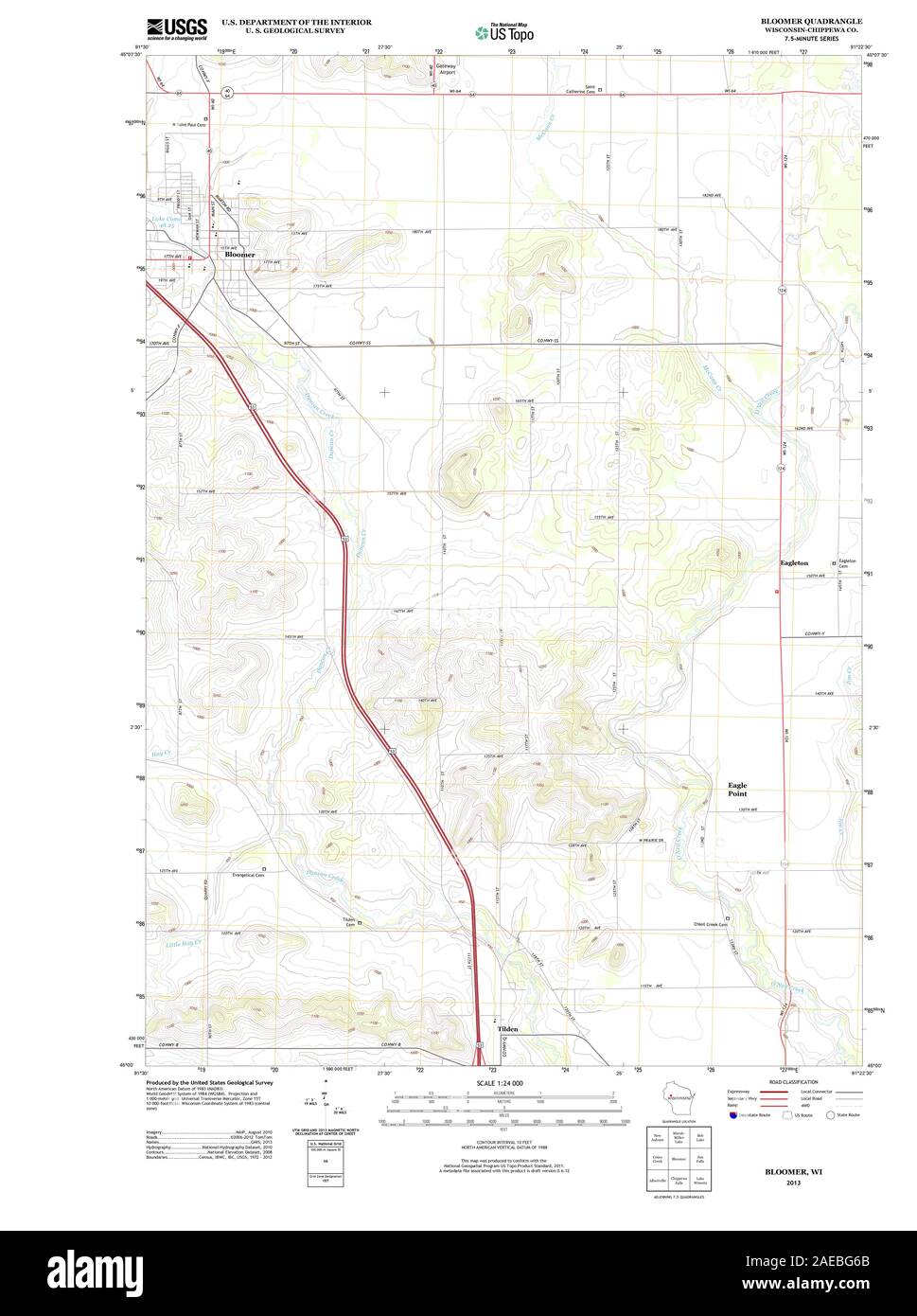 Bloomer map Cut Out Stock Images & Pictures Alamy