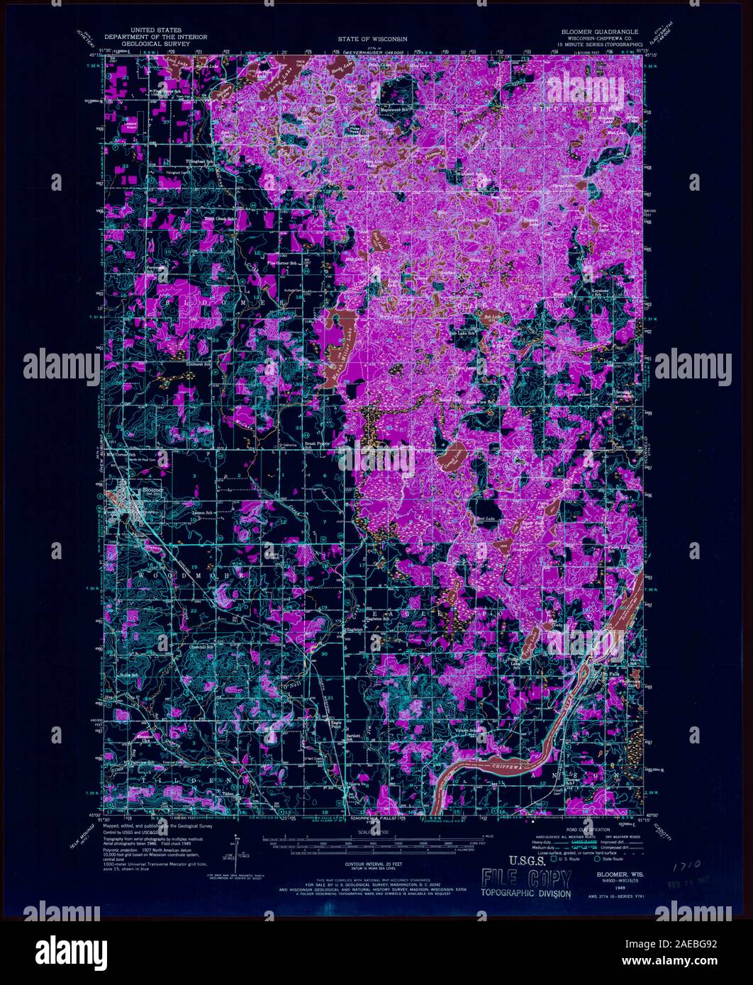 Bloomer map hires stock photography and images Alamy