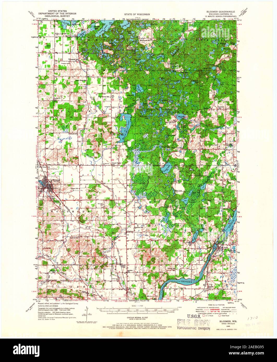 Bloomer map Cut Out Stock Images & Pictures Alamy