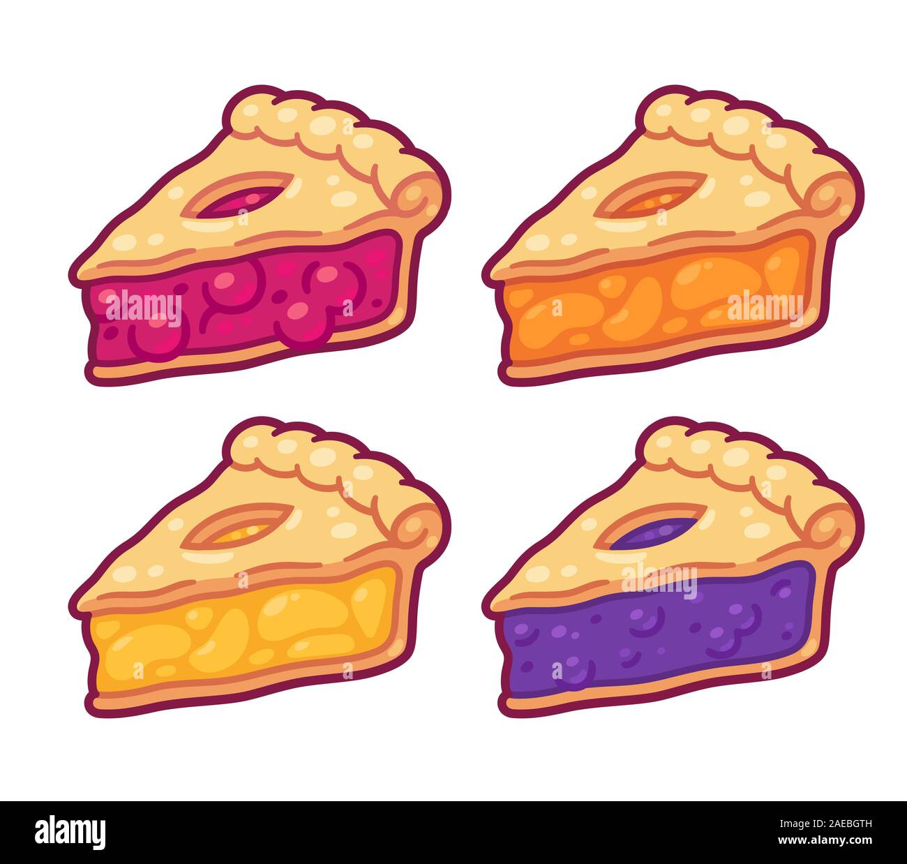 Cartoon pie hi-res stock photography and images - Alamy