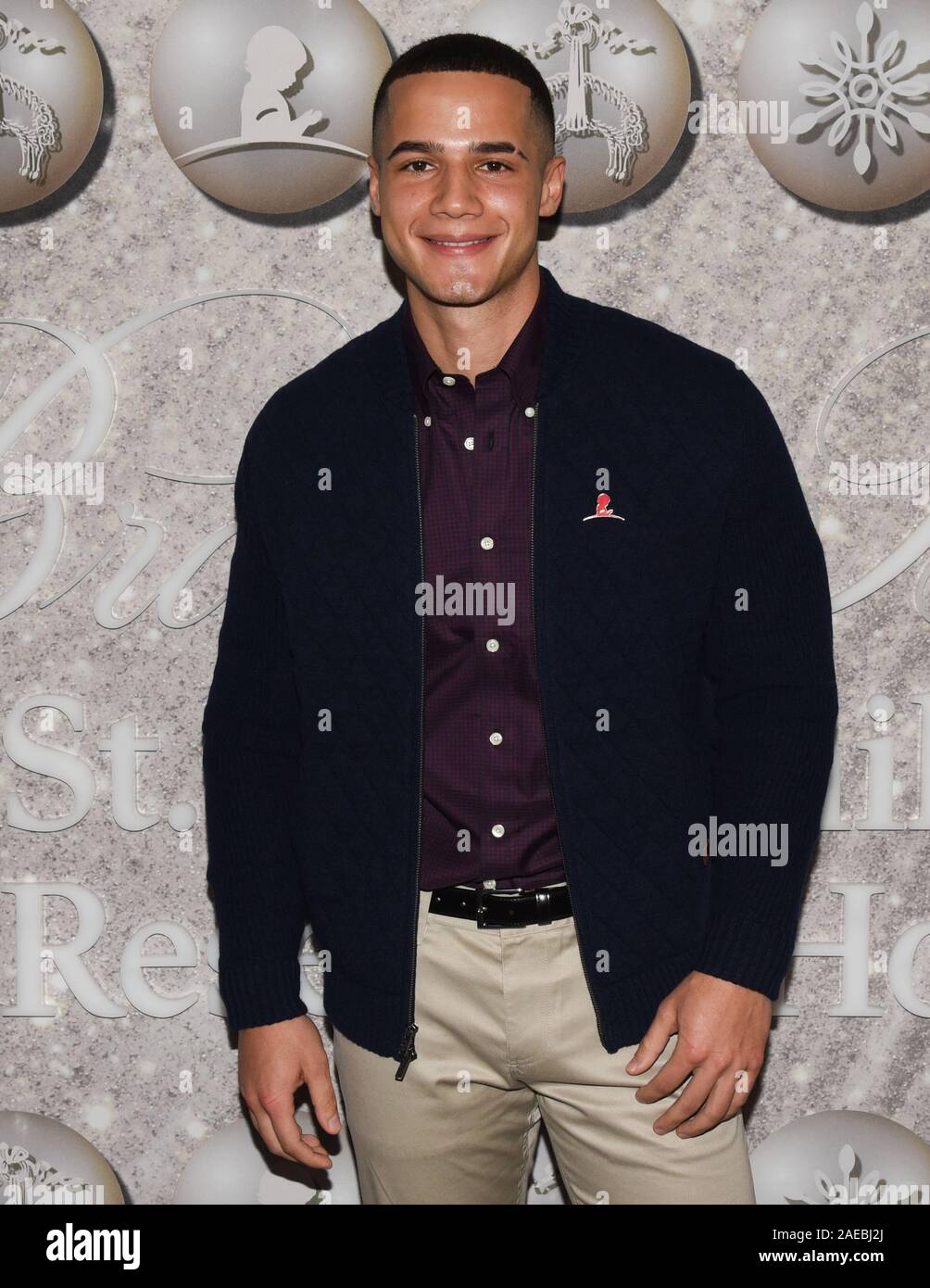December 7, 2019, West Hollywood, California, USA: Jordan Torres attends  Brooks Brothers Host Annual Holiday Celebration in West Hollywood to  Benefit St. Jude. (Credit Image: © Billy Bennight/ZUMA Wire Stock Photo -  Alamy