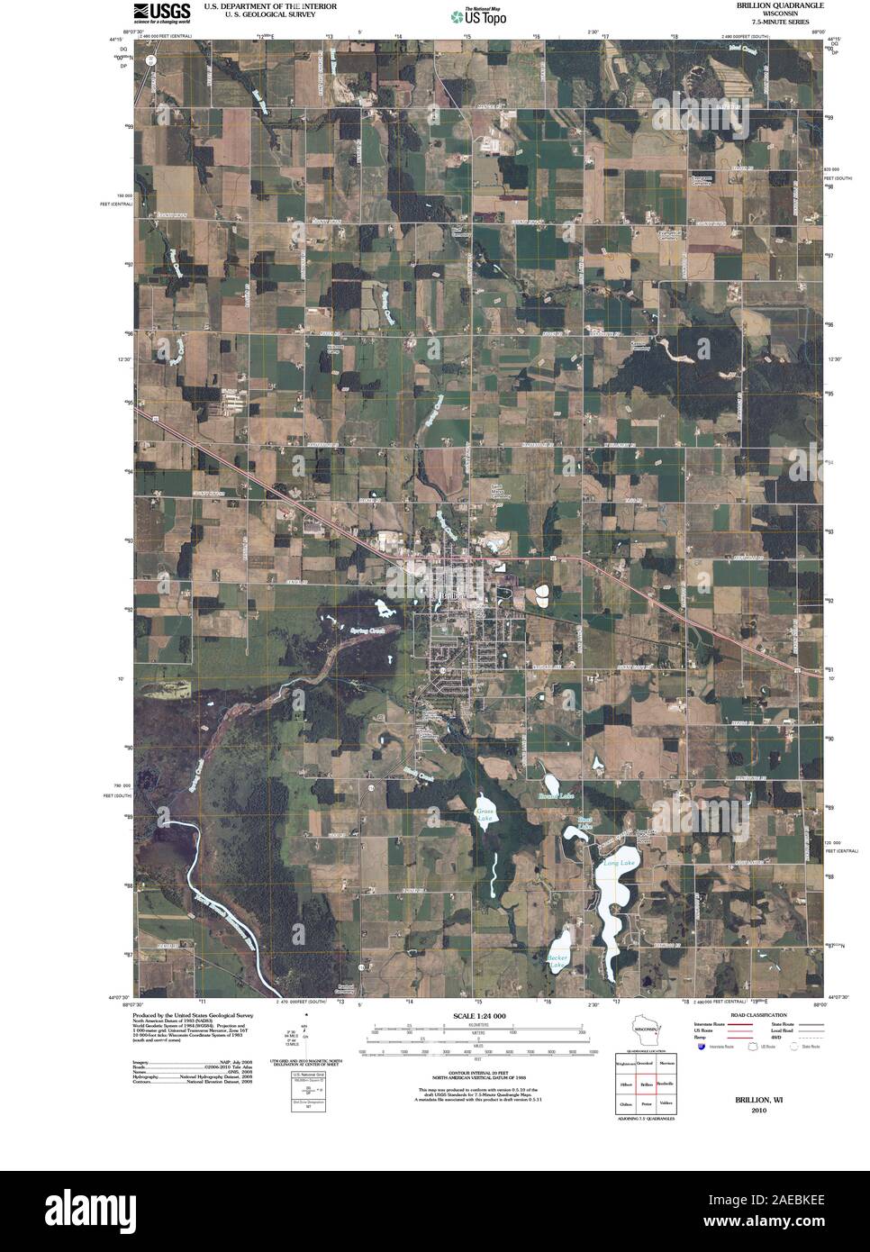 WI Brillion 20100721 TM Restoration Stock Photo Alamy