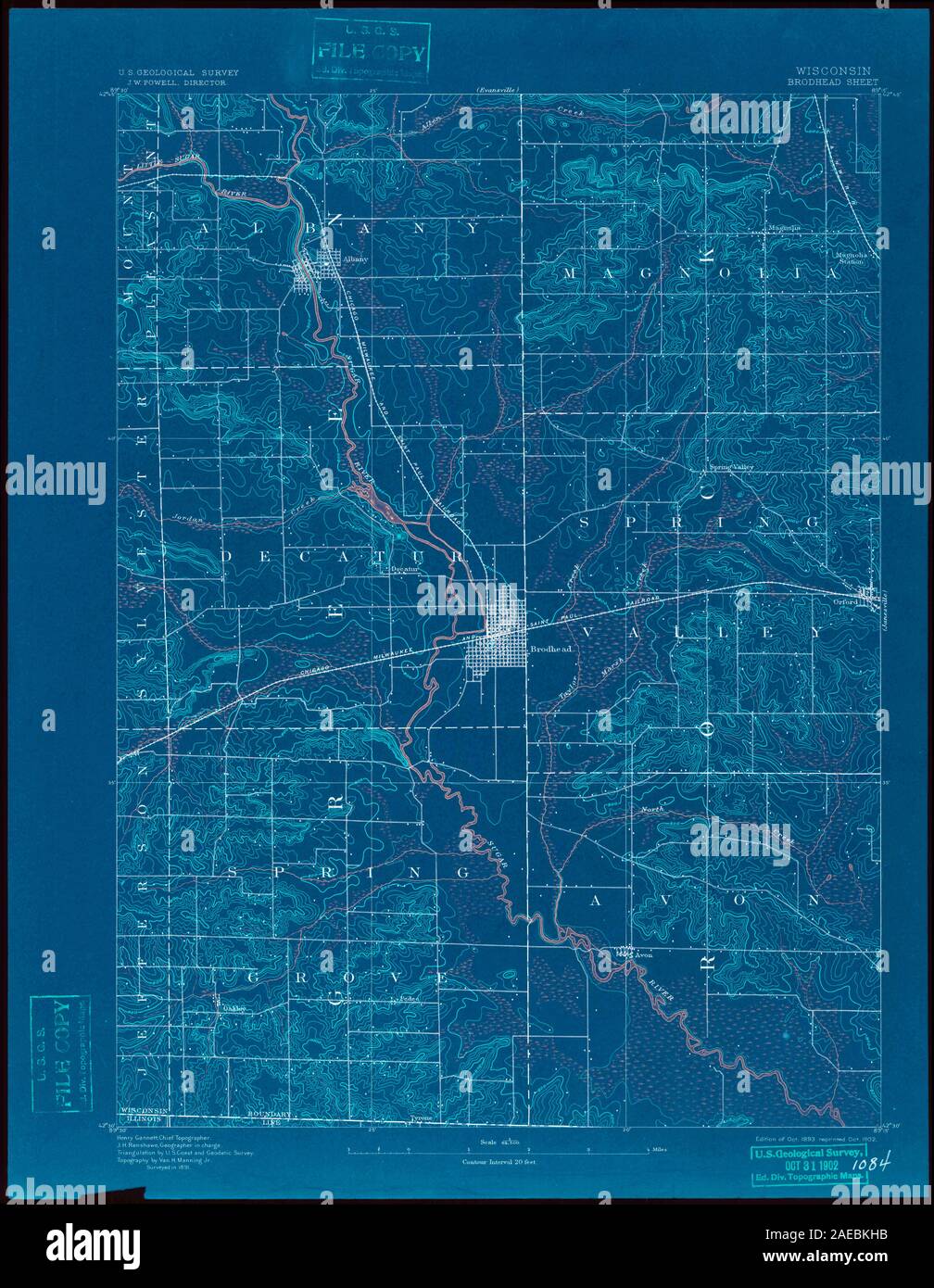 Map of brodhead hires stock photography and images Alamy
