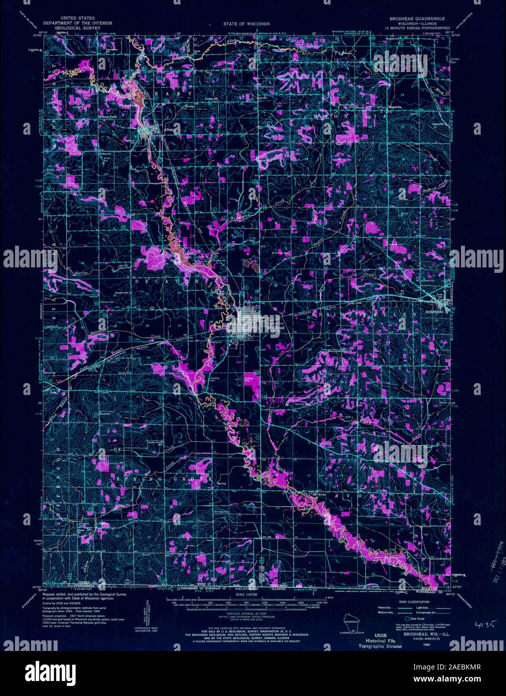 Brodhead map hires stock photography and images Alamy