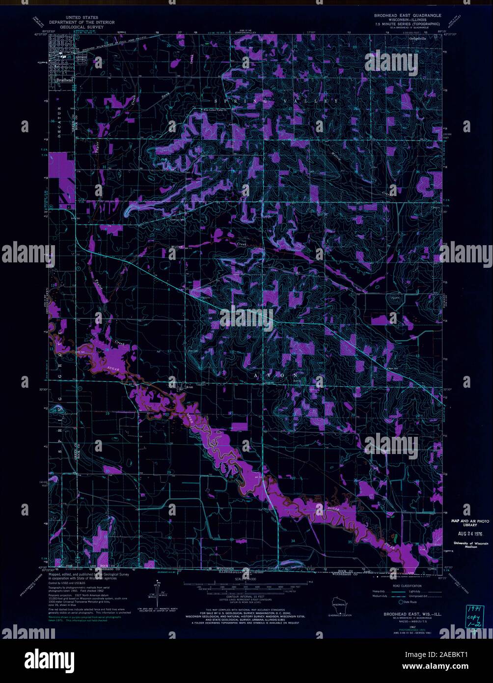 Map of brodhead hires stock photography and images Alamy