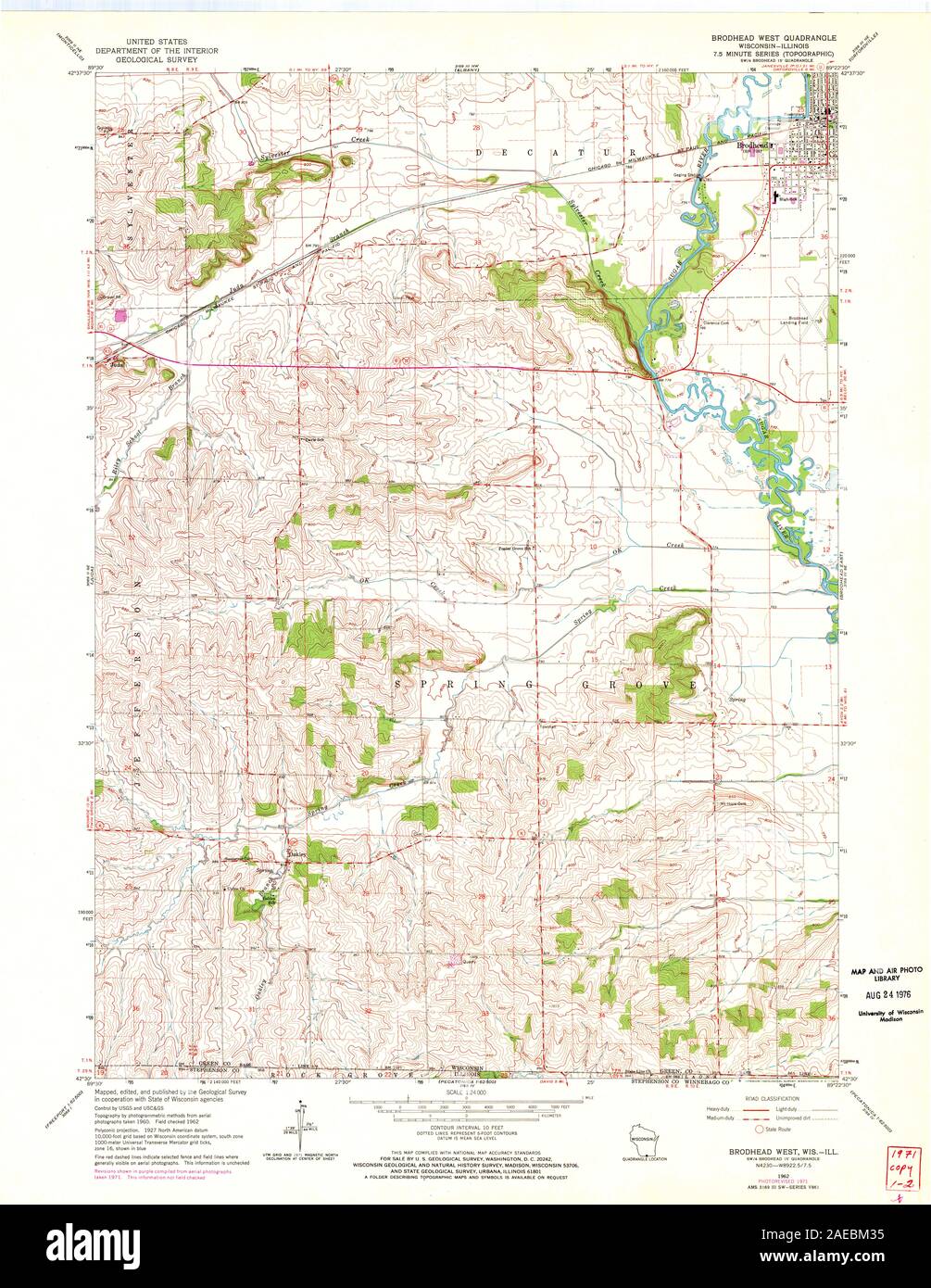 Map of brodhead hires stock photography and images Alamy
