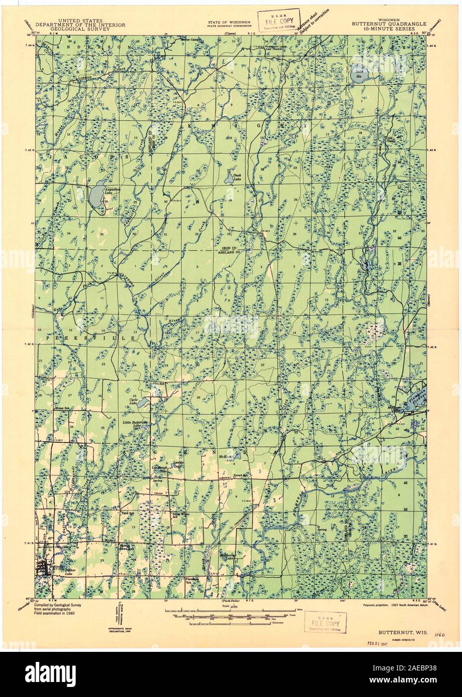 Map of butternut hires stock photography and images Alamy