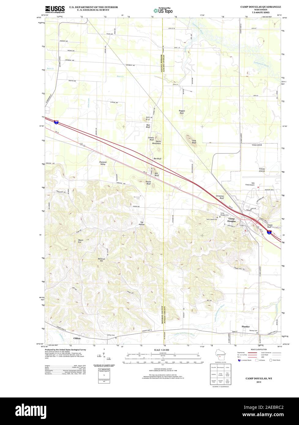 WI Camp Douglas 20130612 TM Restoration Stock Photo Alamy