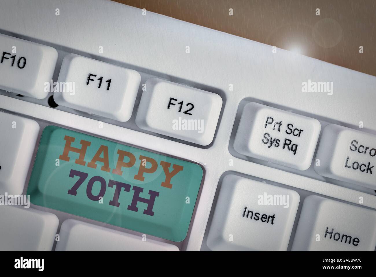 Celebrate occasion 70th anniversary hi-res stock photography and images ...