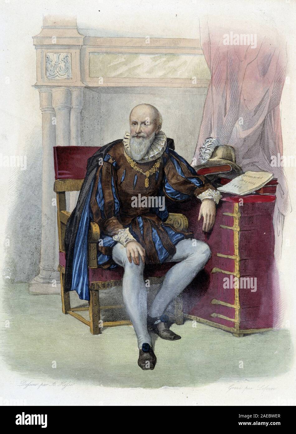 Portrait de Maximilien de Bethune (15601641), duc de Sully, homme d