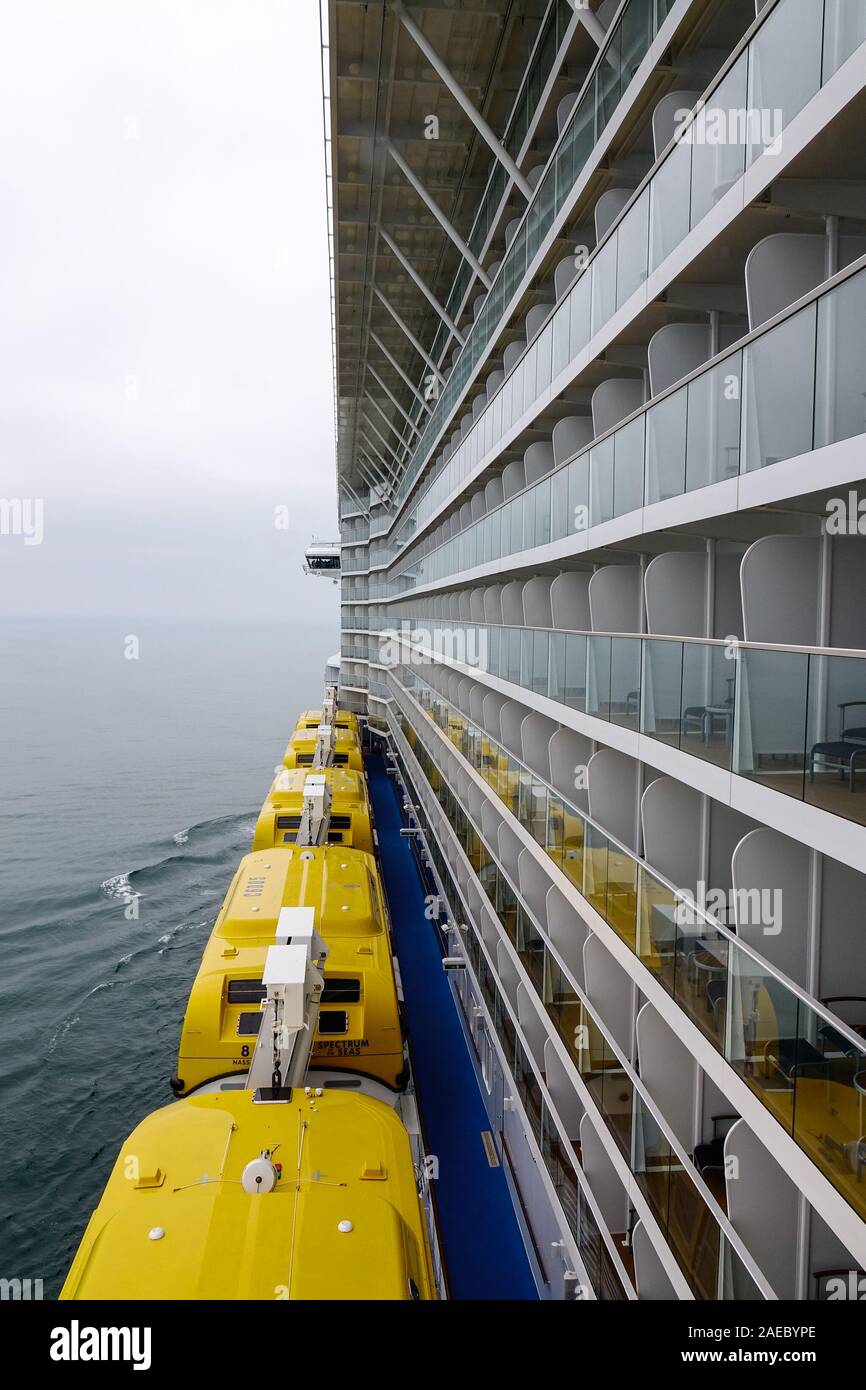 Lifeboat Royal Caribbean Cruise Ship High Resolution Stock Photography And Images Alamy