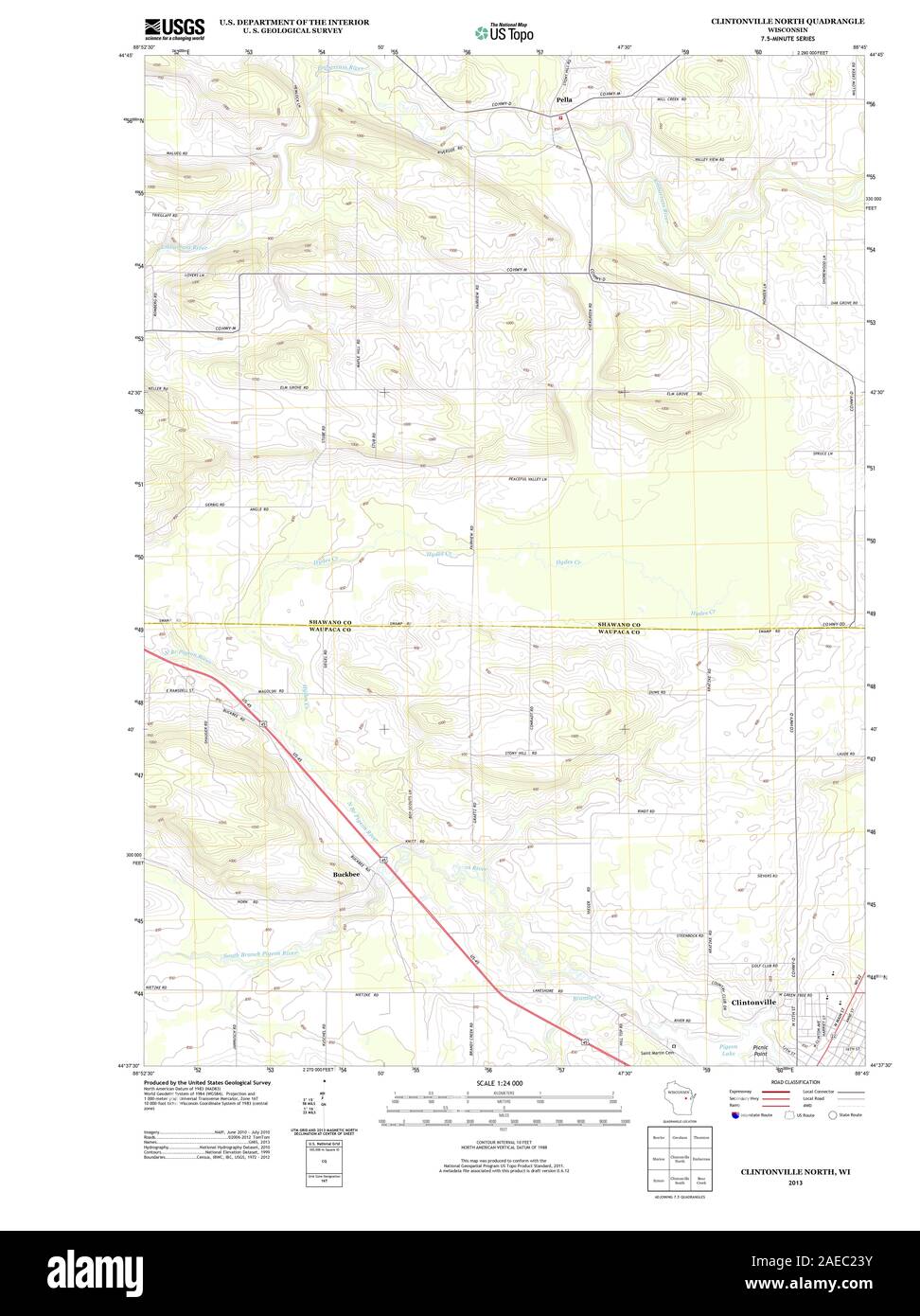 Map of clintonville hires stock photography and images Alamy