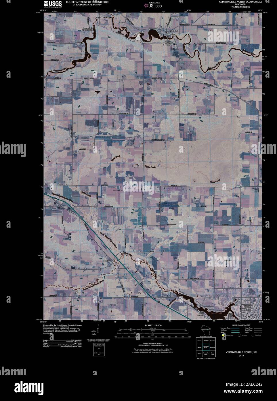 Map of clintonville hires stock photography and images Alamy