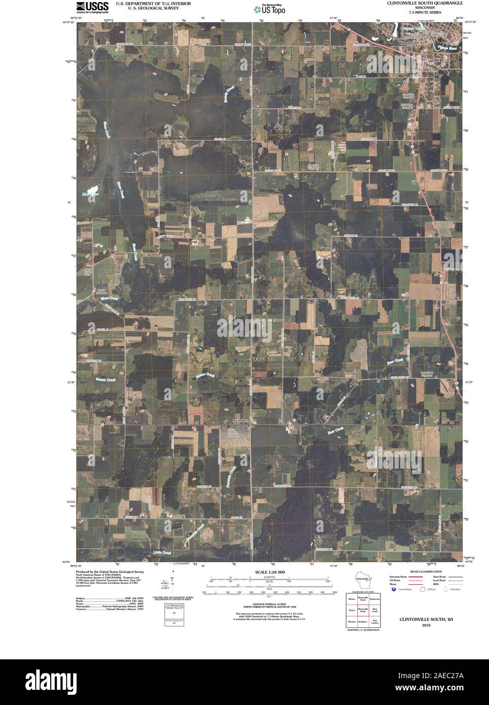 Map of clintonville hires stock photography and images Alamy