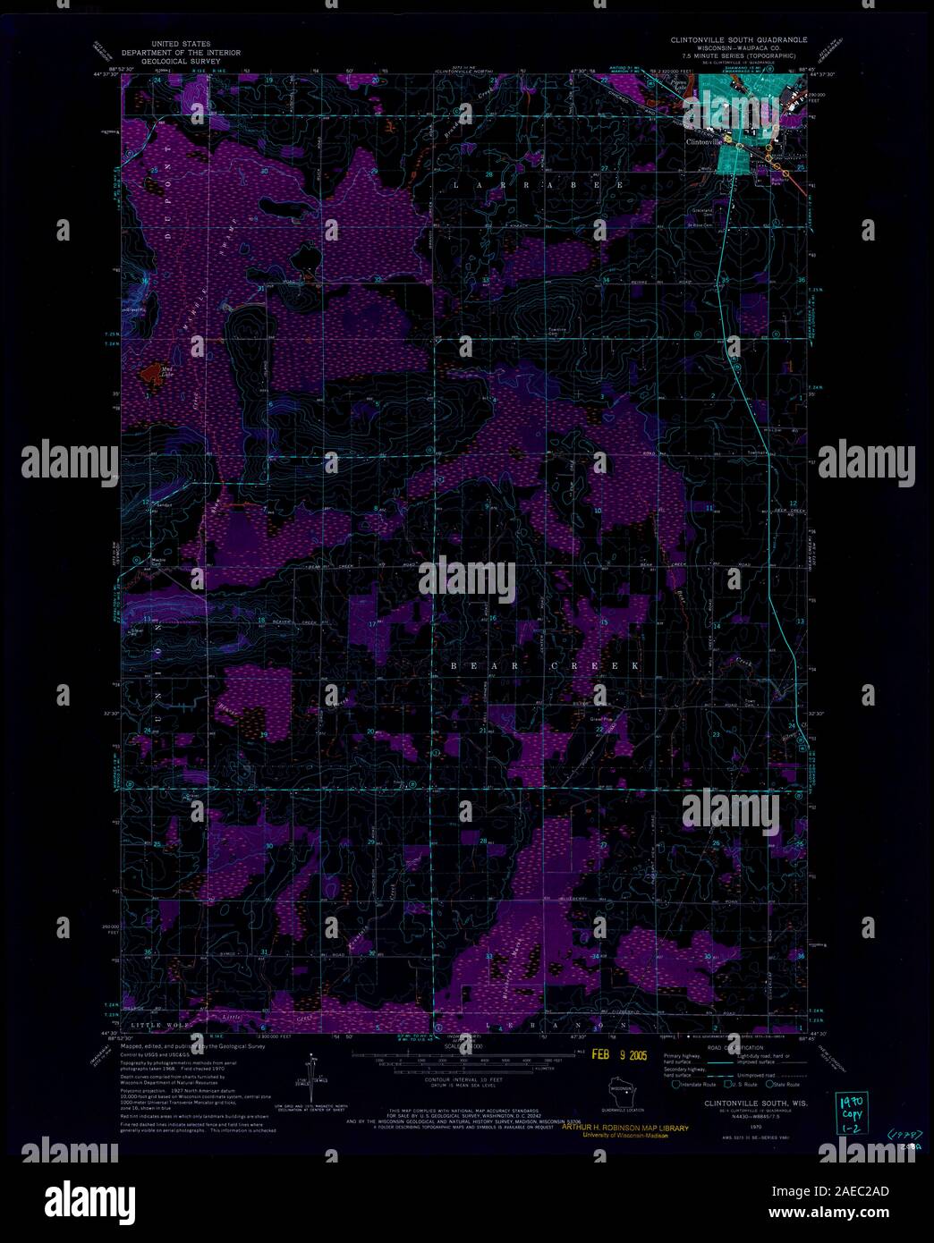Map of clintonville hires stock photography and images Alamy