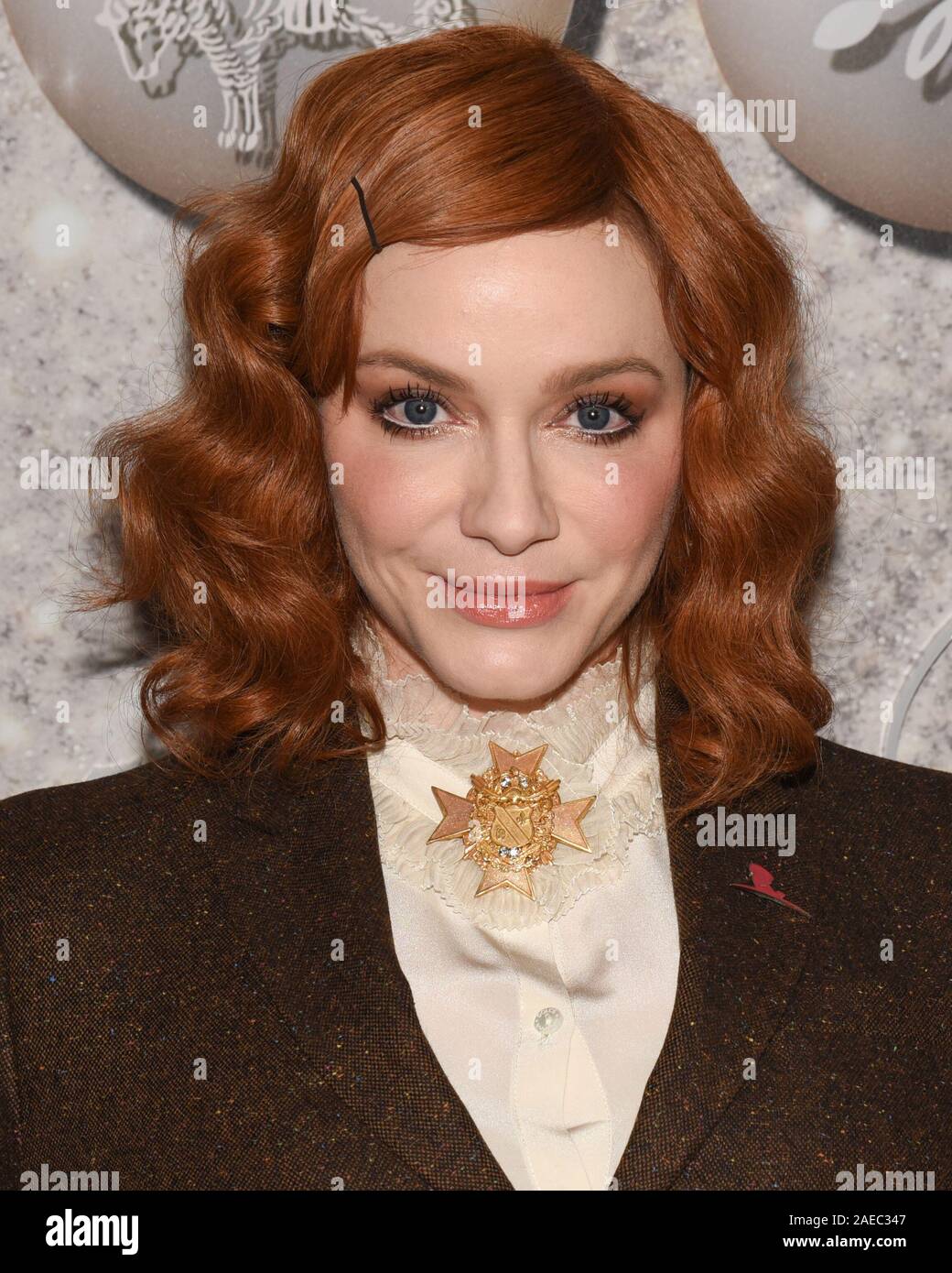 December 7, 2019, West Hollywood, California, USA Christina Hendricks