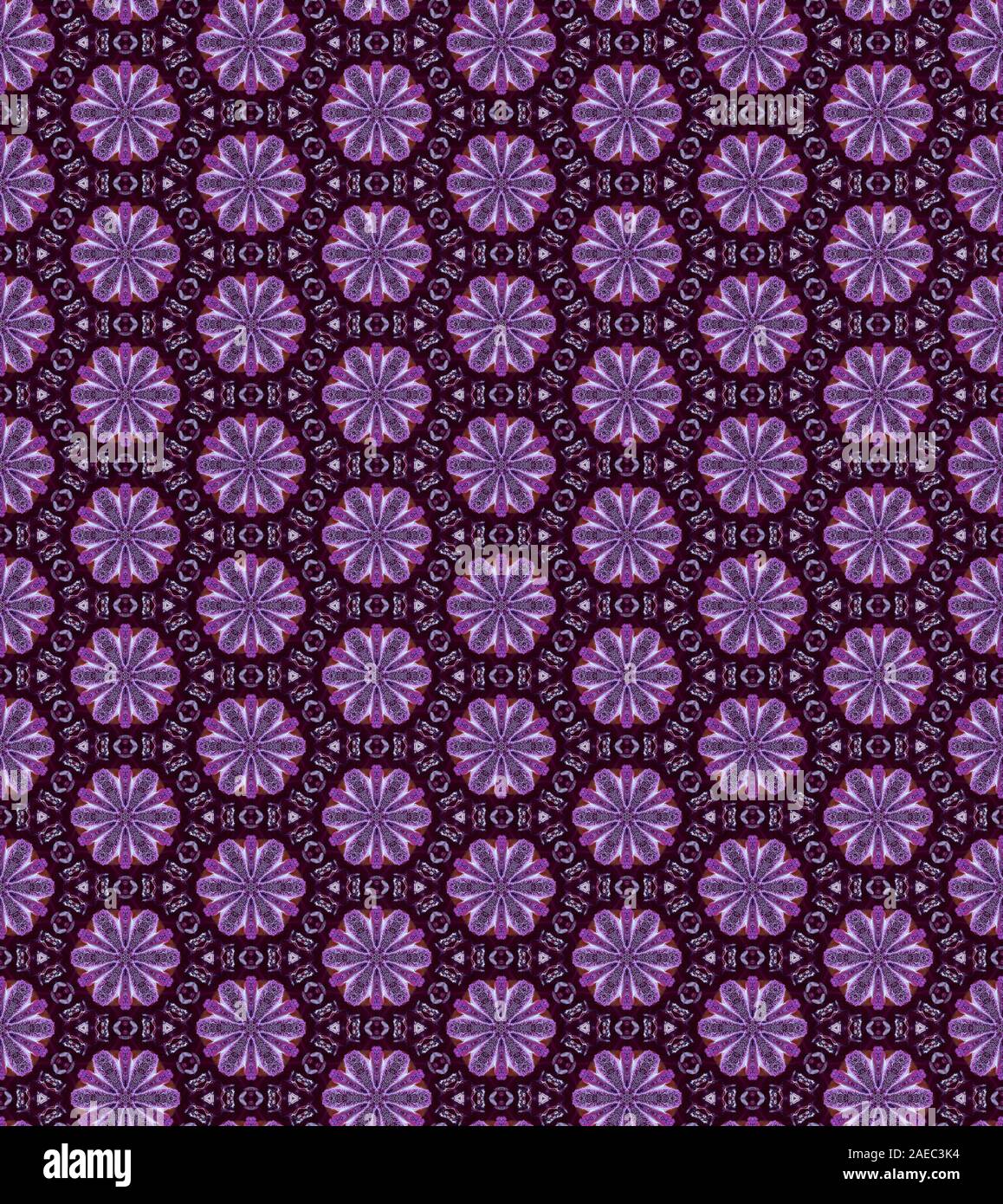 Seamles repeating pattern - Computer Graphic Illustration Stock Photo