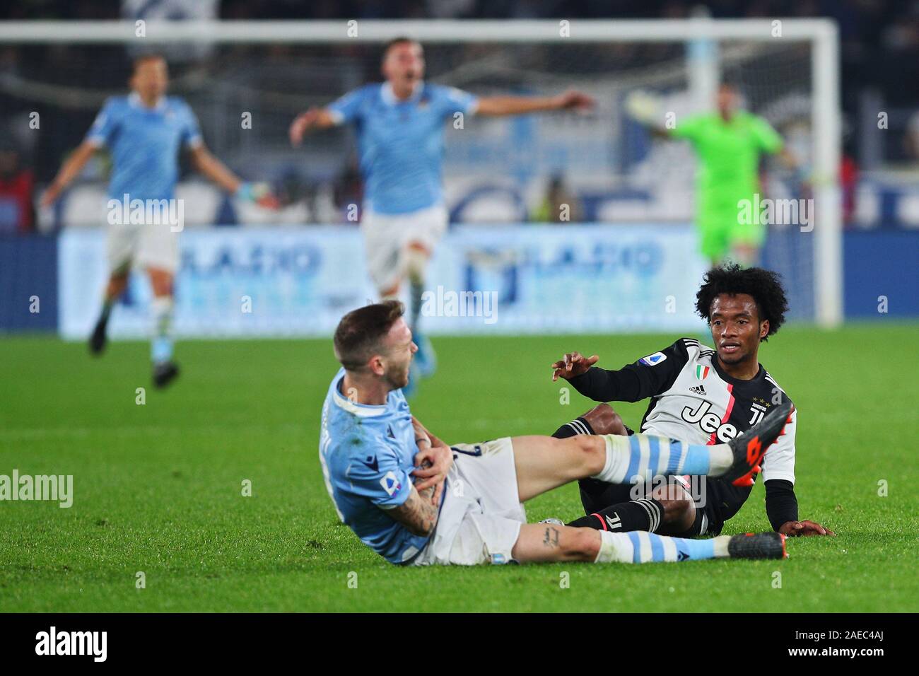 during the Italian championship Serie A football match between SS Lazio and Juventus on December 7, 2019 at Stadio Olimpico in Rome, Italy - Photo Federico Proietti/ESPA-Images Stock Photo