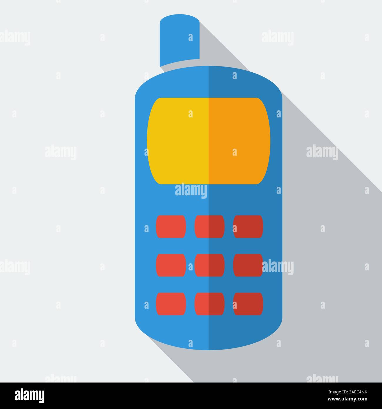 Modern flat design concept icon smart phone. Vector illustration Stock ...