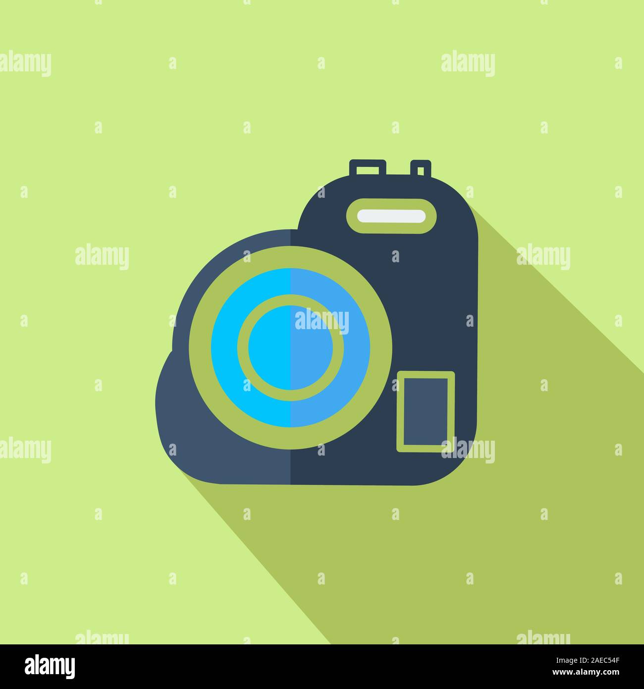 Modern flat design concept icon Video camera. Vector illustration Stock ...