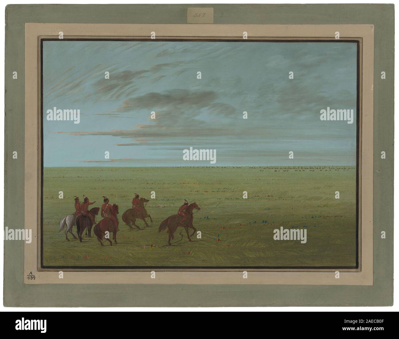 Characteristic Native This painting by George Catlin, dated 1854-1869, shows Connibos ...