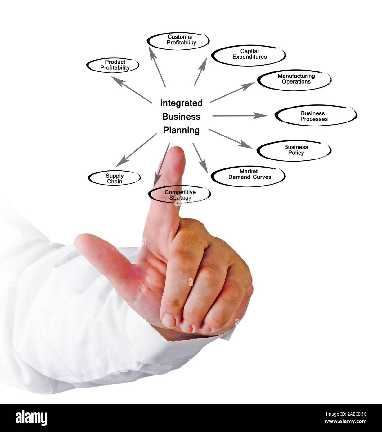Diagram of Integrated Business Planning Stock Photo - Alamy