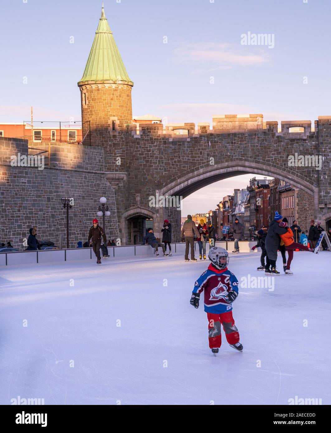 Skating rink quebec city hires stock photography and images Alamy