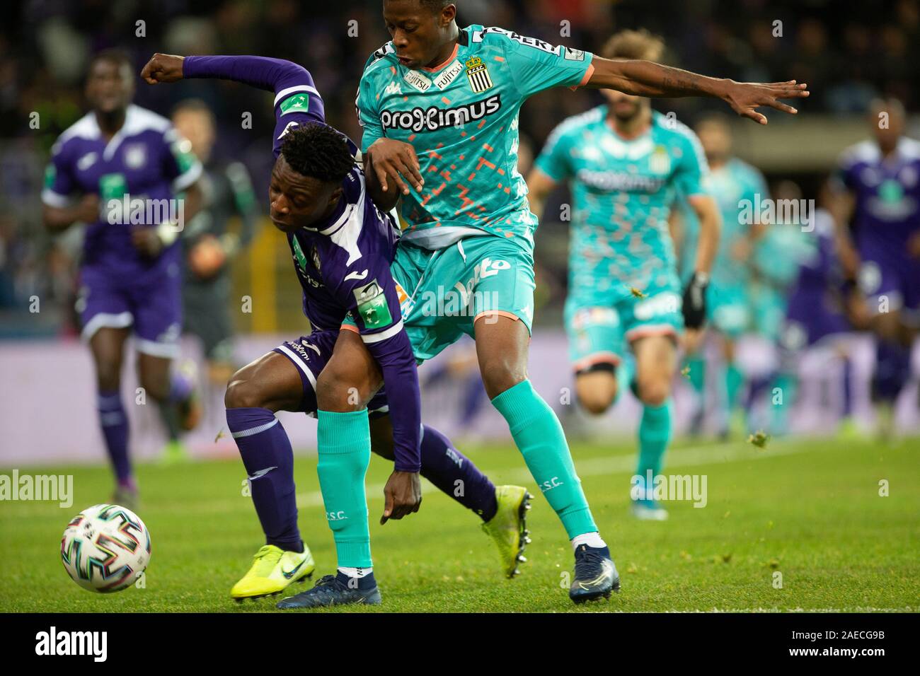 BRUSSELS, BELGIUM - December 08: Jeremy Doku of Anderlecht and