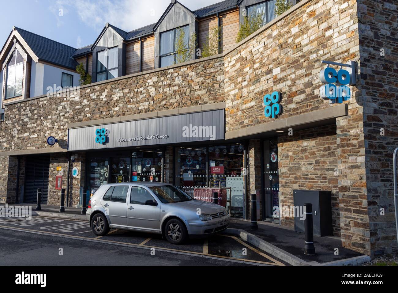 CoOp store, Devon Uk Stock Photo Alamy