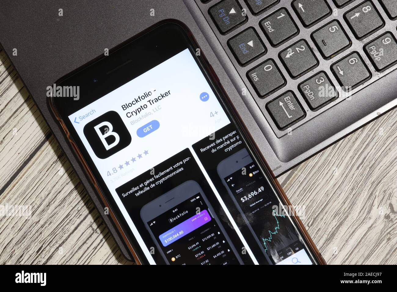 Blockfolio app hi-res stock photography and images - Alamy