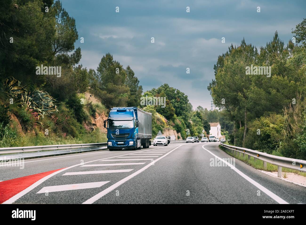 Cargo Truck On Motorway High Resolution Stock Photography and Images ...