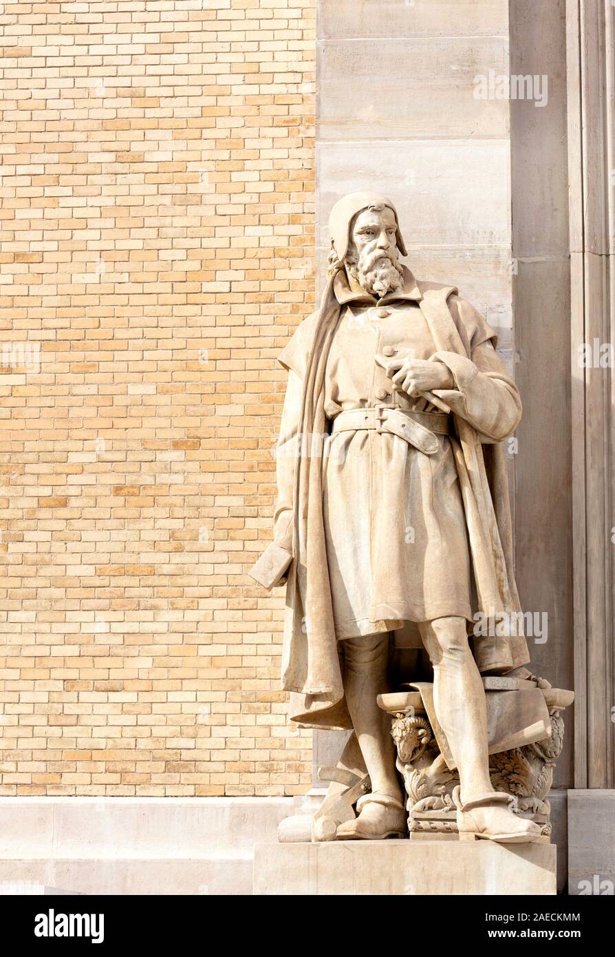 sculpture of the famous Spanish Renaissanse sculptor named Berruguete