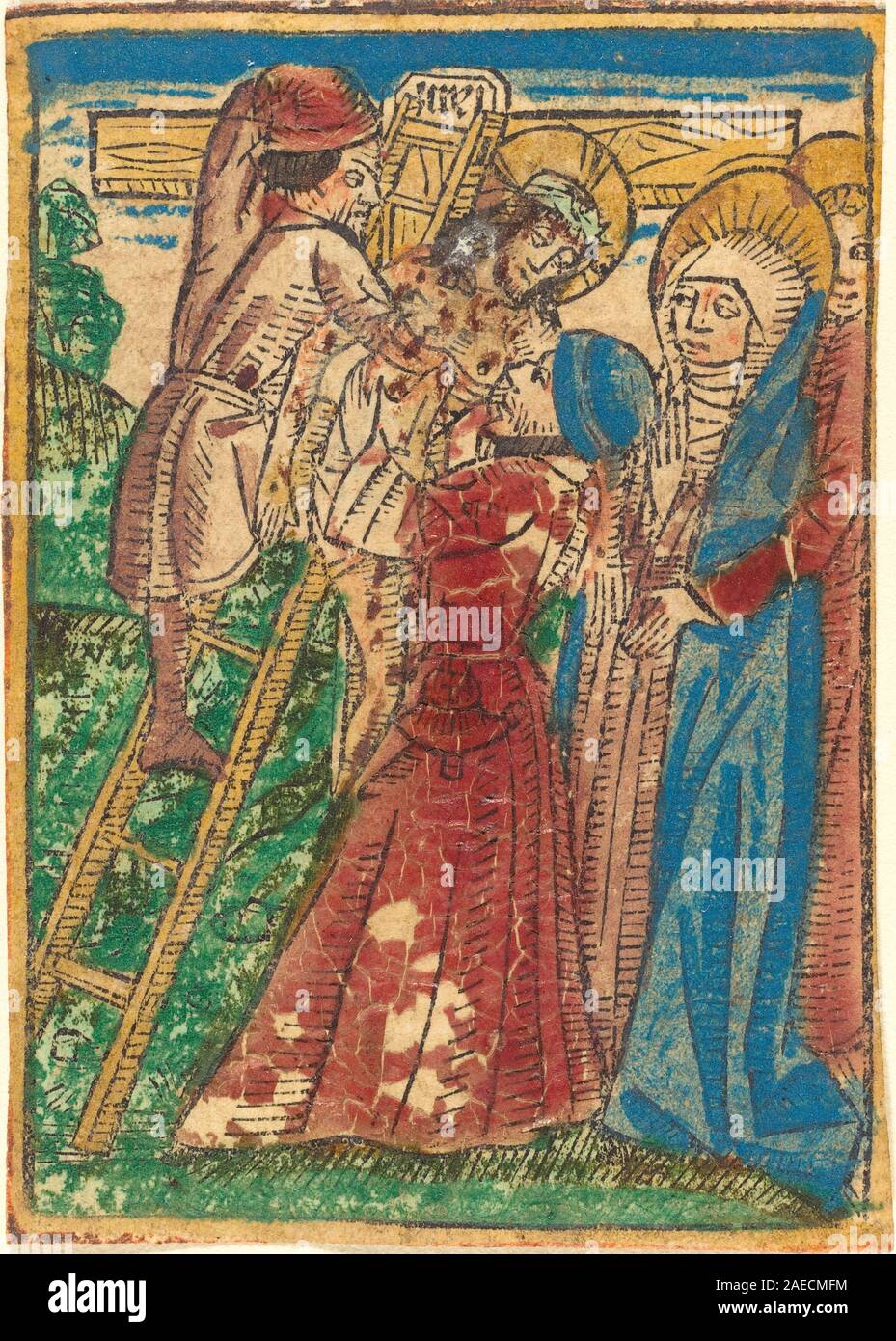 Descent from the Cross; c. 1490 German 15th Century, Descent from the