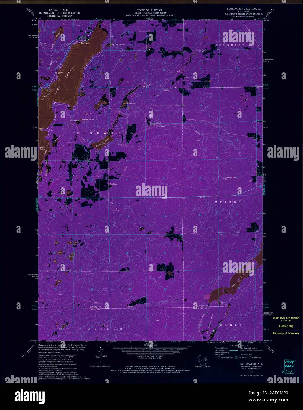 Map of edgewater hires stock photography and images Alamy