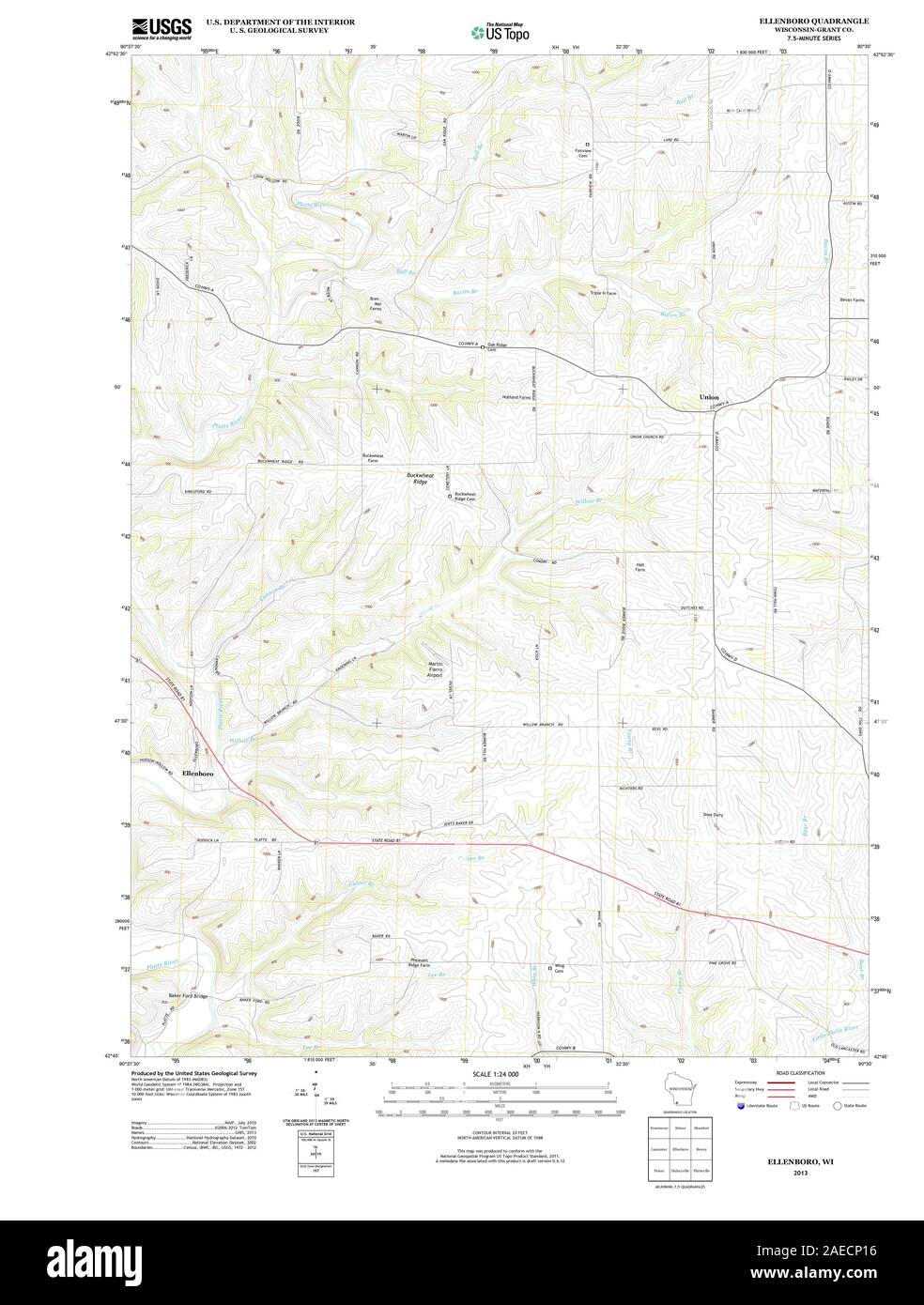 Map of ellenboro hires stock photography and images Alamy