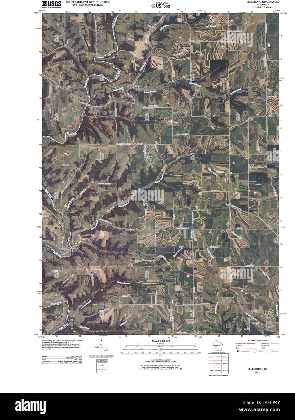 Map of ellenboro hires stock photography and images Alamy