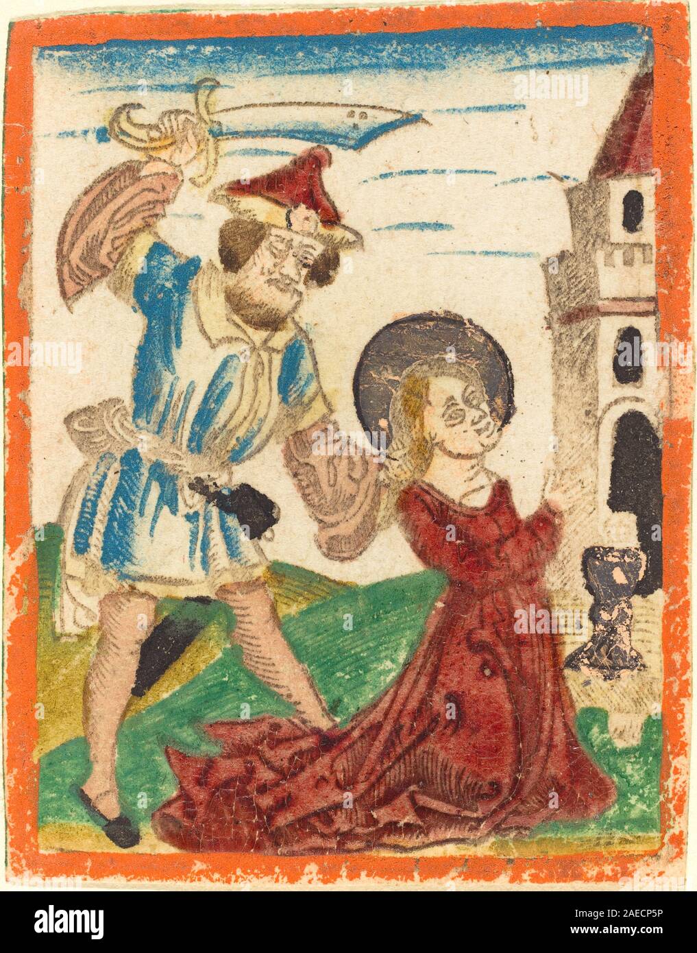 The Martyrdom of Saint Barbara is a German 15th-century painting, circa ...