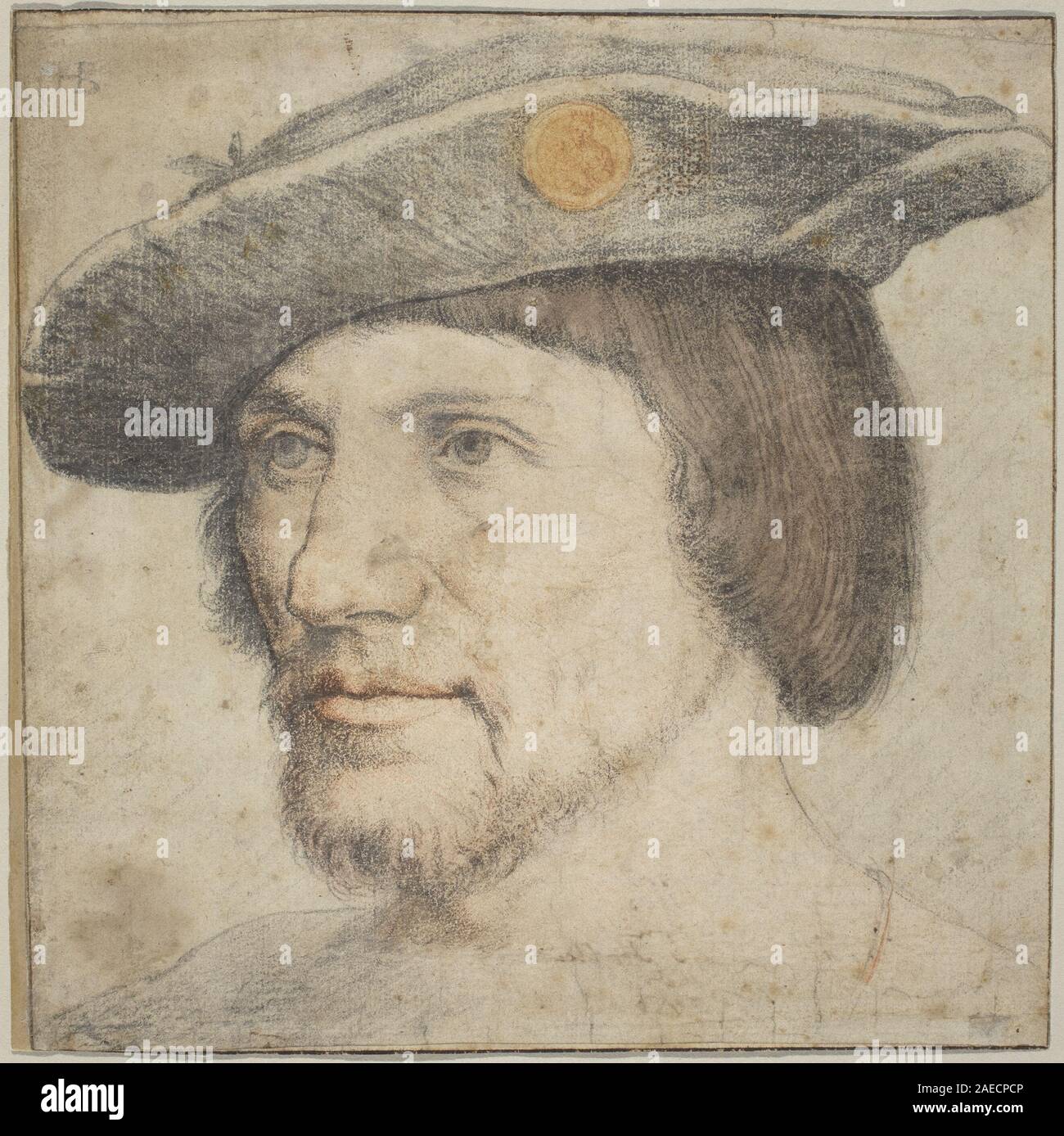 This portrait (1520-1540, German 16th century, Augsburg) depicts a man ...