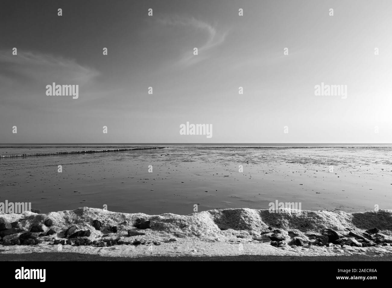 Wattenmeer vor Keitum auf Sylt Stock Photo