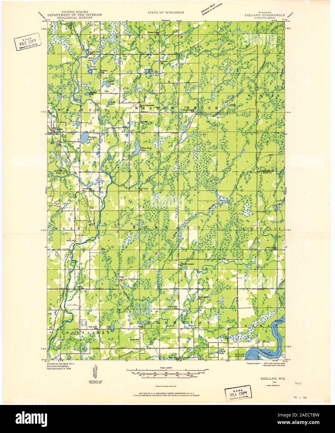 WI Exeland 801553 1944 48000 Restoration Stock Photo Alamy
