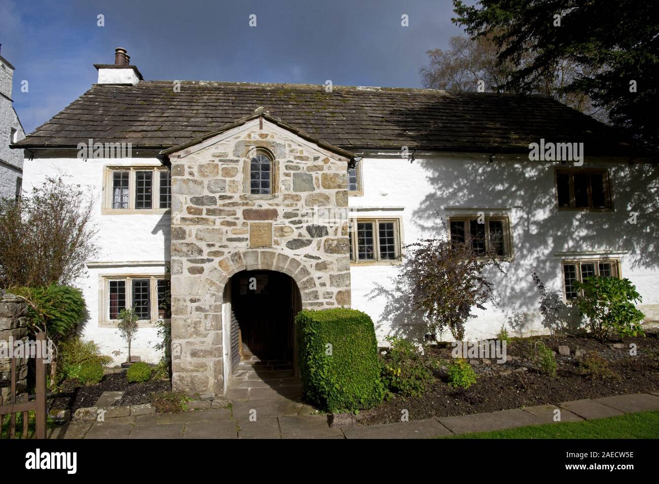 Friends Meeting House, Brigflatts, Sedbergh, Cumbria, England, UK Stock Photo
